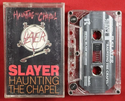 Haunting The Chapel by Slayer (Cassette, 1984, Metal Blade Records) - Good - Image 1 of 4