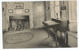 Postal vintage de Portland Maine Longfellow's Home Den - Imagen 1 de 2