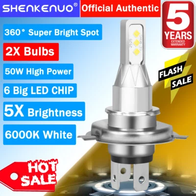 Para Honda CBR250R 2011-2013 2X 9003 H4 LED Faros Bombillas 55W Alta Potencia Blanco Foto 1 de 4