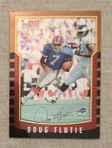 2000 BOWMAN CHROME FOOTBALL CARD #67 DOUG FLUTIE - Picture 1 of 1