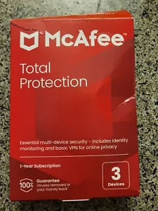 McAfee Total Protection for 3 Users Windows/Mac/Android/iOS/ChromeOS Product Key - Picture 1 of 6