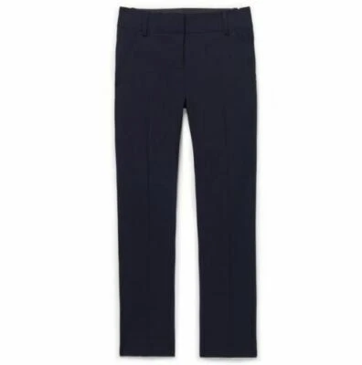 $250 NWT Tory Burch HARP Cropped Wool Blend Navy Pants sz 12 - Image 1 of 4
