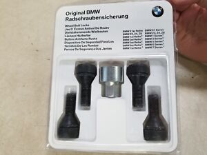 BMW Genuine Locking Wheel Bolts Locks 1/3/5/6/7 Series X1 Z3/Z4/Z8 36136792849