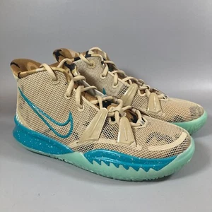 Nike Kyrie Irving 7 GS Ripple Grain Beige Aquamarine CT4080-207 5Y = 6.5 Women's - Picture 1 of 4