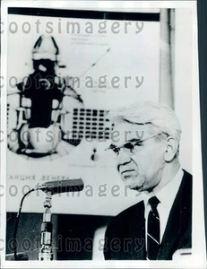 1967 Soviet Scientist Mstislav Keldysh Press Photo - Picture 1 of 2