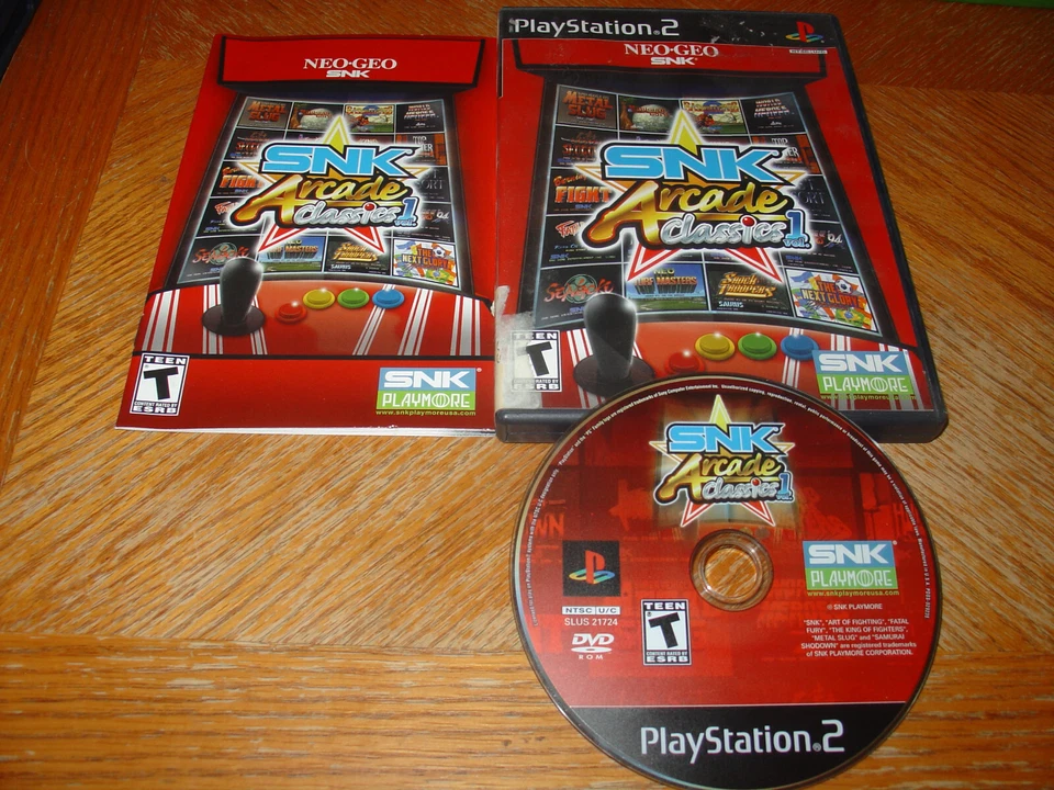 SNK Arcade Classics, Vol. 1 (Sony PlayStation 2, 2008) Complete Minty Fast Ship - Image 1 of 1