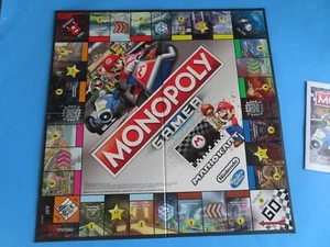 Monopoly “MarioKart Gamer Board & Instruction Booklet” Replacement Parts - Picture 1 of 2