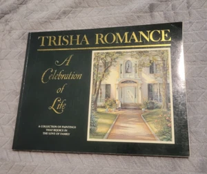 Trisha Romance A Celebration of Life Art Book Collection of Watercolor Paintings - Picture 1 of 4