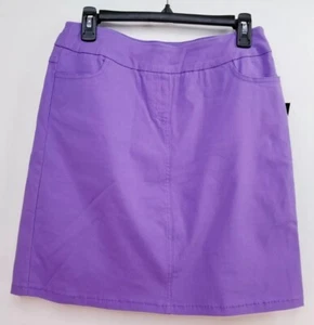 Slimsation Pull on Skort, Womens Size 6, Purple, NEW, Stretch, W 28, VT3117 - Picture 1 of 10