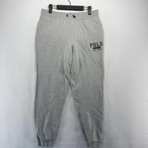 Ralph Lauren Sweatpants Boys Youth XL gray Cuffed Jogger Polo Athletic Dept 1967 - Picture 1 of 10