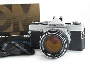 【EXC++++】Olympus OM-1 35mm SLR Film Camera w/ G.Zuiko 50mm f/1.4 Lens Strap 4887 - Picture 1 of 24