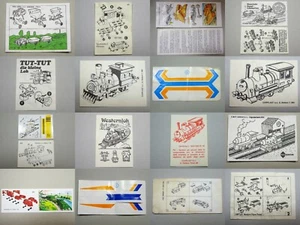 Locomotives: Various Leaflet Bpz & Foil Akf D / Eu To 1993 for Selection - Picture 1 of 42