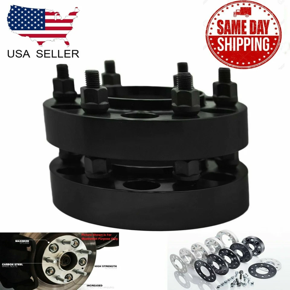 2PC 5X5(127MM) HUBCENTRIC ADAPTER 1'' FIT JEEP COMMANDER GRAND CHEROKEE WRANGLER - Image 1 of 3