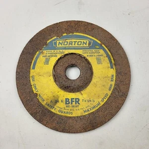 "Muela abrasiva Norton 7x1/4x7/8"" nueva stock antiguo 6000 rpm" - Imagen 1 de 5