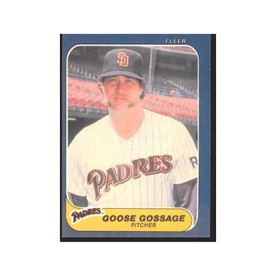 1986 Fleer Goose Gossage Padres #322 - Image 1 of 3