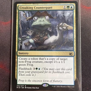 MTG Croaking Counterpart Innistrad: Midnight Hunt 215/277 Regular Rare - Picture 1 of 2