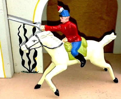 Officier de Spahis Français - plomb creux vintage  HR (Henri Roger)          506 - Photo 1/2