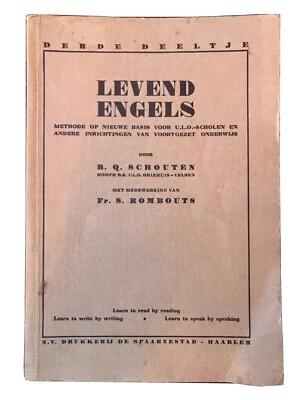 Levend Engels Learn To Read Write & Speak Vintage Book - Image 1 of 4
