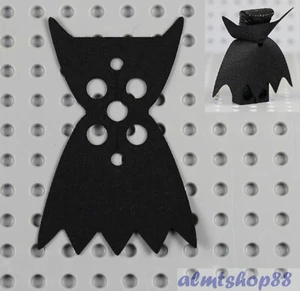 LEGO - Cape Black Lord Dracula Vampire Style - Minifigure Castle Fantasy LotR - Picture 1 of 1