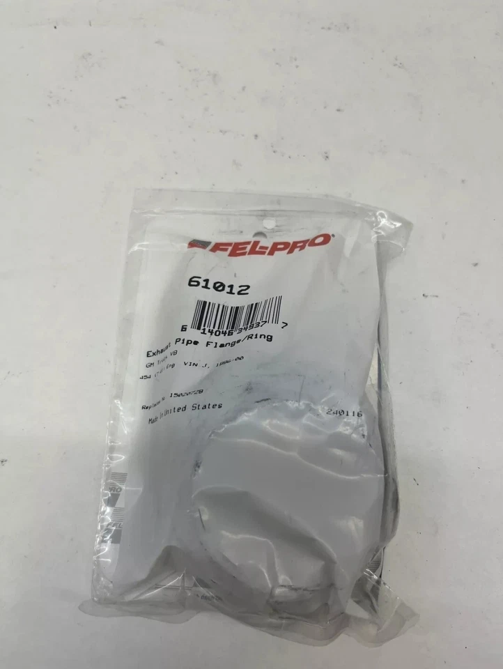 Exhaust Pipe Flange Gasket Fel-Pro 61012 1997-03 Chevrolet Corvette GM Truck V8 - Image 1 of 2