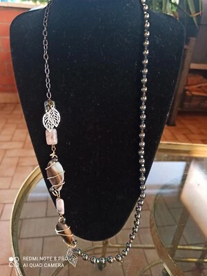 Collana Agata e Ematite - Immagine 1 di 4