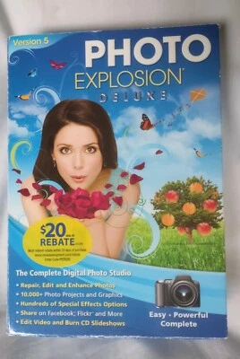 Nova Photo Explosion Deluxe Version 5 - Windows- Used Boxed ! - Image 1 of 4