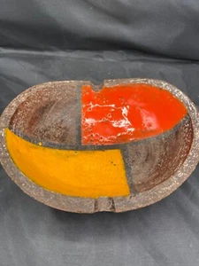 Aldo Londi Bitossi Mid Century Modern Italian Ceramic Ashtray Large Abstract - Picture 1 of 5