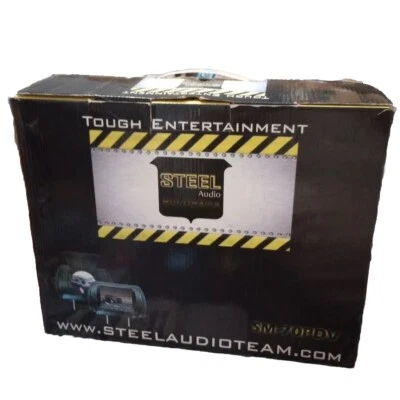 STEEL SM-70PDV 7" Headrest 16:9 USB SD DVD, BLACK, NEW - Image 1 of 4