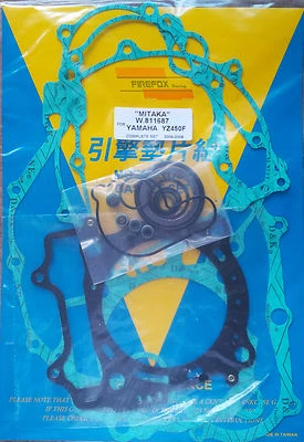 Yamaha YZF450 YZF 450 2006 2007 2008 2009 Full Gasket Kit Also WR450F '07 - Image 1 of 2