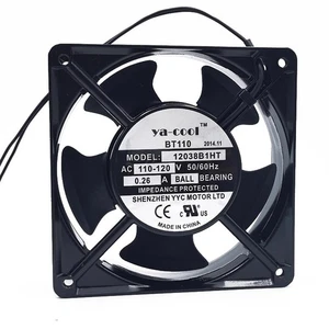 1 pcs Ya col BT110 12038B1HT 110V 0.26A 12CM cm 12038 cooling fan - Picture 1 of 5
