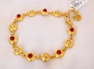 Neu mit Etikett Brighton Ferrara venezianisches Edelstein Gold Gliederarmband 108 $ - Bild 1 von 4