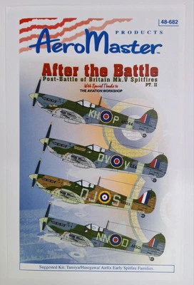 1/48 Spitfire Mk. Vb/Vc Decals 'After the Battle, Part II' / AeroMaster 48-682 - Image 1 of 4