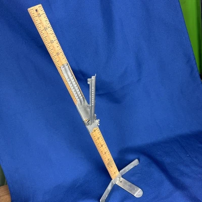 Vintage Wooden Dritz Skirt Hem Marker 25 1/2" Metal Base - Image 1 of 4