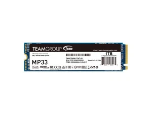 Team Group MP33 M.2 2280 1TB PCIe 3.0 x4 with NVMe 1.3 3D NAND Internal Solid - Afbeelding 1 van 4