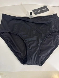 Jantzen | Black Women’s Comfort Core Swim Brief Bottom Size 12 (XL) - Picture 1 of 7