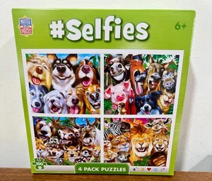 4 Masterpieces 100 Piece Selfies Jigsaw Puzzles Variety Pack Fast FREE US Ship! - Picture 1 of 3
