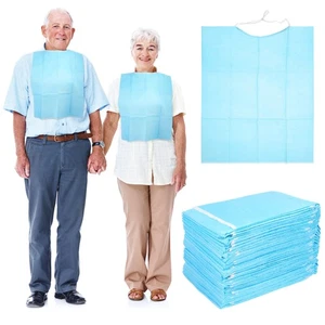 30 Pcs Waterproof Rice Bag Elderly Bride Adult Bibs for Seniors Food - Picture 1 of 12