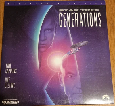 Laserdisc Star Trek Generations 2 Disc Widescreen Dolby AC 3 NTSC Version - Bild 1 von 3