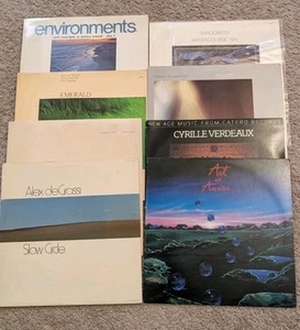 8 New Age Lot Vinyl LPs Shadowfax Ackerman Verdeaux DeGrassi Winston Emerald - Picture 1 of 10