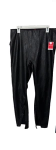 Spanx womans pull on pants black size 1X Tall NEW with Tags split ankle shaping - Picture 1 of 8
