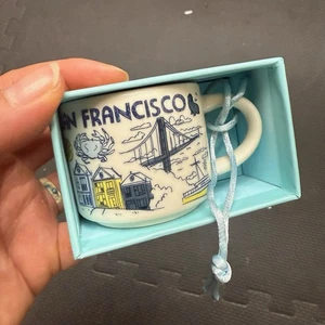 NEU Starbucks Been There Serie San Francisco Ornament 2 Unzen Tasse - Bild 1 von 3