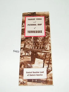 Tourist Guide and Pictorial Map of Tennessee 1940s - Picture 1 of 6
