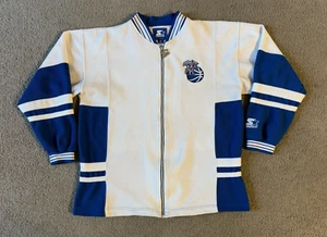 VTG 90s Starter Kentucky Wildcats Basketball Zip Front Warm Up Jacket - Medium - Picture 1 of 9