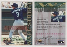 2000 Royal Rookies Wall Street Limited Edition Alex Rodriguez (Batting)