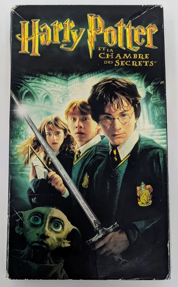 Harry Potter et la Chambre des Secrets VHS (2002) - NTSC - French - VG (Tested) - Image 1 of 4