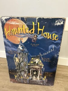 Costco Haunted House w/Flashing Lights And Noise Halloween Decor Vintage - Large - Picture 1 of 7