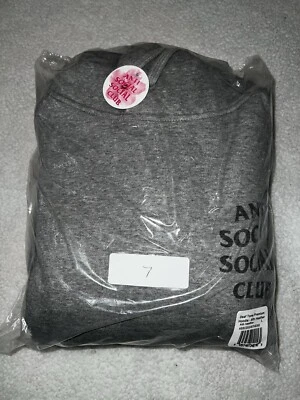 Anti Social Social Club Deaf Tone Hoodie - Grey - Sealed NWT - Image 1 of 4