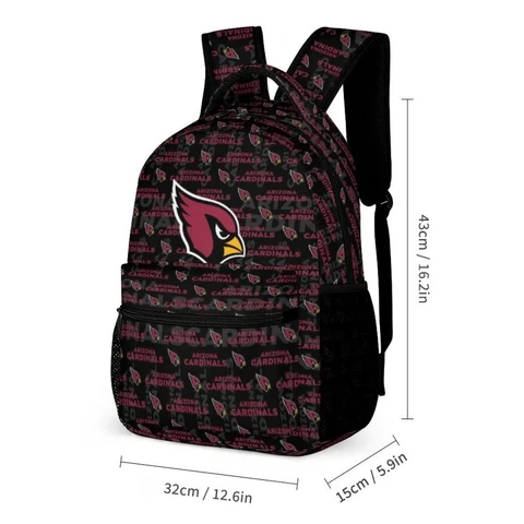 Arizona Cardinals High Quality Children's Schoolbag Travel Backpack,fans Gift Cover