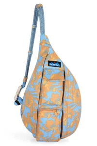 KAVU Mini Bolso de Cuerda Algodón Bandolera Bandolera Bandolera Mochila 9150-2504 Sky Bloom - Imagen 1 de 3
