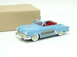 Brooklin Models SB 1/43 - Studebaker Commander Convertible 1952 Pace Car Bleue - Imagen 1 de 2